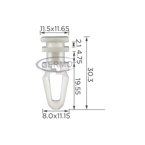 Befestigungs clip - 10,